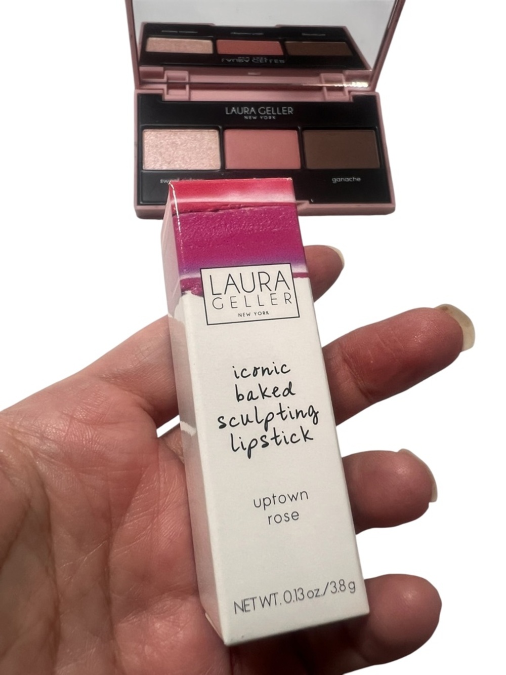 Laura Geller Makeup Set. Eyeshadow, Bronzer, Lipstick, Magiic Star Concealer SEt - Picture 7 of 15